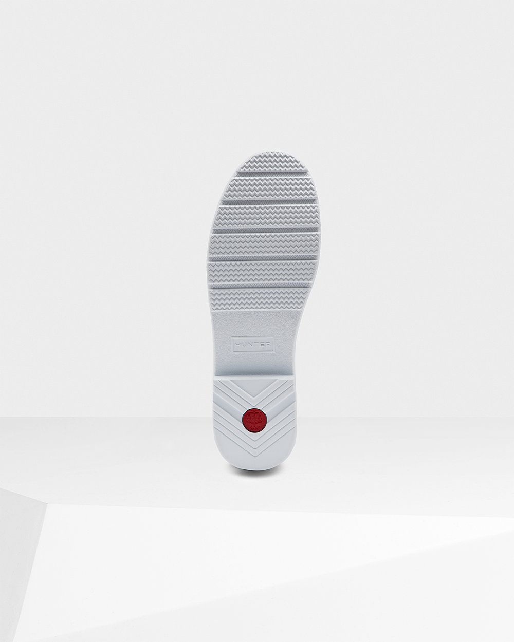 Botas De Altas Hunter Mujer Azul Marino/Blancas Refined Slim Fit Contrast 207365-SVD